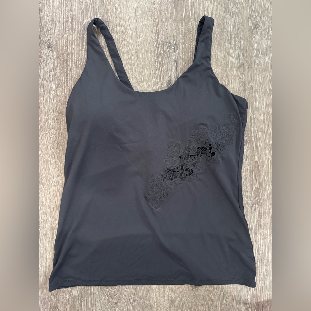 Fabletics Black sporty tank top